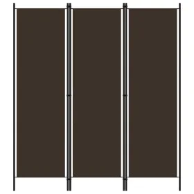 Brown 3-panel room divider screen 150x180 cm by vidaXL, Room dividers - Ref: Foro24-320716, Price: 31,45 €, Discount: %