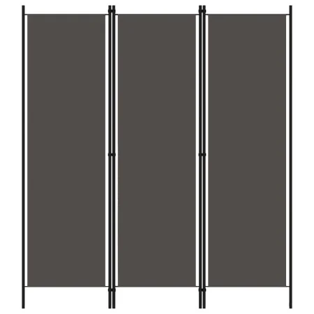 Anthrazitgrauer 3-teiliger Trennwand 150x180 cm von vidaXL, Raumteiler - Ref: Foro24-320717, Preis: 46,20 €, Rabatt: %