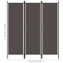 Anthracite gray 3-panel divider screen 150x180 cm by vidaXL, Room dividers - Ref: Foro24-320717, Price: 26,58 €, Discount: %
