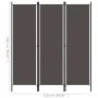 Anthracite gray 3-panel divider screen 150x180 cm by vidaXL, Room dividers - Ref: Foro24-320717, Price: 46,20 €, Discount: %