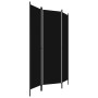 Black 3-panel divider screen 150x180 cm by vidaXL, Room dividers - Ref: Foro24-320718, Price: 25,59 €, Discount: %