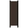 Biombo divisor de 4 paneles marrón 200x180 cm de vidaXL, Divisores de ambientes - Ref: Foro24-320720, Precio: 41,45 €, Descue...