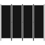 Biombo divisor de 4 paneles negro 200x180 cm de vidaXL, Divisores de ambientes - Ref: Foro24-320722, Precio: 32,22 €, Descuen...