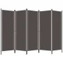 Trennwand mit 5 anthrazitgrauen Paneelen 250x180 cm von vidaXL, Raumteiler - Ref: Foro24-320725, Preis: 44,89 €, Rabatt: %