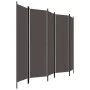Trennwand mit 5 anthrazitgrauen Paneelen 250x180 cm von vidaXL, Raumteiler - Ref: Foro24-320725, Preis: 44,89 €, Rabatt: %