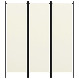 Biombo divisor de 3 paneles blanco 150x180 cm de vidaXL, Divisores de ambientes - Ref: Foro24-320715, Precio: 27,65 €, Descue...