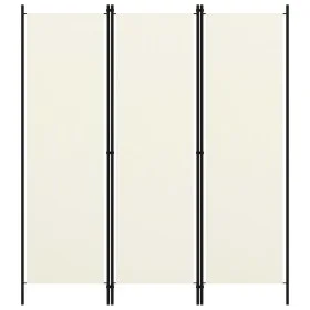 Trennwand mit 3 Paneelen weiß 150x180 cm von vidaXL, Raumteiler - Ref: Foro24-320715, Preis: 28,23 €, Rabatt: %