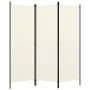 Trennwand mit 3 Paneelen weiß 150x180 cm von vidaXL, Raumteiler - Ref: Foro24-320715, Preis: 28,23 €, Rabatt: %