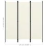 Trennwand mit 3 Paneelen weiß 150x180 cm von vidaXL, Raumteiler - Ref: Foro24-320715, Preis: 28,23 €, Rabatt: %