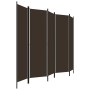 Biombo divisor de 5 paneles marrón 250x180 cm de vidaXL, Divisores de ambientes - Ref: Foro24-320724, Precio: 39,48 €, Descue...