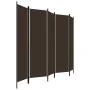 Brown 5-panel divider screen 250x180 cm by vidaXL, Room dividers - Ref: Foro24-320724, Price: 47,03 €, Discount: %