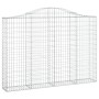 Gabionenkörbe 5 Stück Bogenform Eisen 200x30x140/160 cm von vidaXL, Töpfe und Pflanzgefäße - Ref: Foro24-3145475, Preis: 510,...