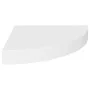 White MDF corner floating shelf 25x25x3.8 cm by vidaXL, Shelves and shelves - Ref: Foro24-323895, Price: 22,48 €, Discount: %