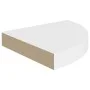 Weißes schwebendes Eckregal aus MDF, 25 x 25 x 3,8 cm von vidaXL, Regale und Regale - Ref: Foro24-323895, Preis: 22,48 €, Rab...