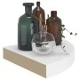 Weißes schwebendes Eckregal aus MDF, 25 x 25 x 3,8 cm von vidaXL, Regale und Regale - Ref: Foro24-323895, Preis: 22,48 €, Rab...