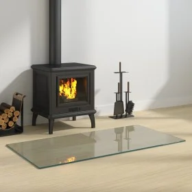 Glass plate for rectangular fireplace 100x50 cm by vidaXL, Glass - Ref: Foro24-324123, Price: 52,53 €, Discount: %