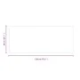 Rectangular glass fireplace plate 120x50 cm by vidaXL, Glass - Ref: Foro24-324131, Price: 67,13 €, Discount: %