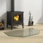 Glass plate for hexagonal fireplace 80x50 cm by vidaXL, Glass - Ref: Foro24-324139, Price: 40,31 €, Discount: %