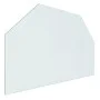 Glass plate for hexagonal fireplace 80x50 cm by vidaXL, Glass - Ref: Foro24-324139, Price: 40,31 €, Discount: %