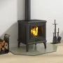 Glasplatte für sechseckigen Kamin 80x50 cm von vidaXL, Glas - Ref: Foro24-324139, Preis: 39,99 €, Rabatt: %
