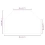 Glass plate for hexagonal fireplace 80x50 cm by vidaXL, Glass - Ref: Foro24-324139, Price: 40,31 €, Discount: %