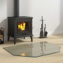 Glasplatte für sechseckigen Kamin 80x60 cm von vidaXL, Glas - Ref: Foro24-324134, Preis: 46,19 €, Rabatt: %