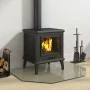 Glasplatte für sechseckigen Kamin 80x60 cm von vidaXL, Glas - Ref: Foro24-324134, Preis: 38,93 €, Rabatt: %