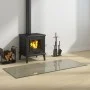Placa de vidrio para chimenea rectangular 120x50 cm de vidaXL, Cristal - Ref: Foro24-324125, Precio: 61,33 €, Descuento: %