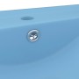 Lavabo de lujo con grifo cerámica 60x46 cm azul claro de vidaXL, Lavabos - Ref: Foro24-147022, Precio: 103,56 €, Descuento: %
