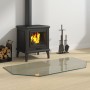 Placa de vidrio para chimenea hexagonal 100x50 cm de vidaXL, Cristal - Ref: Foro24-324135, Precio: 36,66 €, Descuento: %
