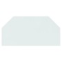 Glasplatte für sechseckigen Kamin 100x50 cm von vidaXL, Glas - Ref: Foro24-324135, Preis: 36,66 €, Rabatt: %