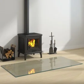 Glasplatte für rechteckigen Kamin 120x60 cm von vidaXL, Glas - Ref: Foro24-324132, Preis: 69,97 €, Rabatt: %
