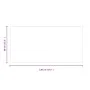 Glass plate for rectangular fireplace 120x60 cm by vidaXL, Glass - Ref: Foro24-324132, Price: 69,97 €, Discount: %