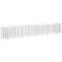 Gabion flowerbed made of galvanized iron, 330x50x50 cm by vidaXL, Pots and planters - Ref: Foro24-152027, Price: 97,18 €, Dis...