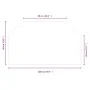 Glass plate for hexagonal fireplace 100x60 cm by vidaXL, Glass - Ref: Foro24-324142, Price: 45,96 €, Discount: %
