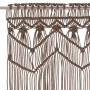 Cortina de macramé algodón gris taupé 140x240 cm de vidaXL, Cortinas y visillos - Ref: Foro24-323982, Precio: 45,92 €, Descue...