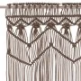 Macramé cotton curtain in gray taupe 140x240 cm by vidaXL, Curtains and curtains - Ref: Foro24-323982, Price: 46,80 €, Discou...