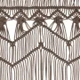 Macramé cotton curtain in gray taupe 140x240 cm by vidaXL, Curtains and curtains - Ref: Foro24-323982, Price: 46,80 €, Discou...