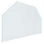 Placa de vidrio para chimenea hexagonal 80x50 cm de vidaXL, Cristal - Ref: Foro24-324133, Precio: 40,08 €, Descuento: %