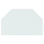 Glasplatte für sechseckigen Kamin 80x50 cm von vidaXL, Glas - Ref: Foro24-324133, Preis: 40,08 €, Rabatt: %