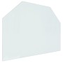 Placa de vidrio para chimenea hexagonal 80x60 cm de vidaXL, Cristal - Ref: Foro24-324140, Precio: 46,60 €, Descuento: %