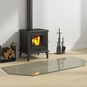 Glass plate for hexagonal fireplace 120x50 cm by vidaXL, Glass - Ref: Foro24-324137, Price: 34,74 €, Discount: %