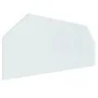 Placa de vidrio para chimenea hexagonal 120x50 cm de vidaXL, Cristal - Ref: Foro24-324137, Precio: 34,74 €, Descuento: %