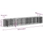 Gabionenbeet aus verzinktem Eisen 330x50x50 cm von vidaXL, Töpfe und Pflanzgefäße - Ref: Foro24-152027, Preis: 97,18 €, Rabat...