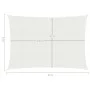 Toldo de vela blanco HDPE 160 g/m² 3x6 m de vidaXL, Sombrillas - Ref: Foro24-311240, Precio: 43,05 €, Descuento: %