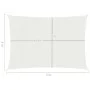 White HDPE sail shade 160 g/m² 4x5 m by vidaXL, Umbrellas - Ref: Foro24-311243, Price: 47,36 €, Discount: %