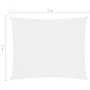 Rechteckige Segelmarkise aus weißem Oxford-Stoff, 3 x 4 m von vidaXL, Sonnenschirme - Ref: Foro24-135265, Preis: 39,28 €, Rab...