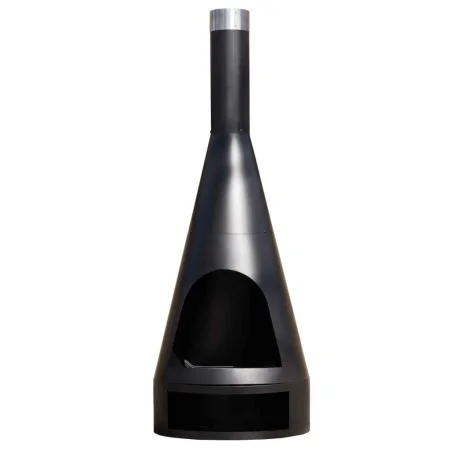 RedFire Chimenea Kingston acero negro mate 160x60 cm de RedFire, Chimeneas - Ref: Foro24-433449, Precio: 211,30 €, Descuento: %