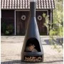 RedFire Chimenea Kingston acero negro mate 160x60 cm de RedFire, Chimeneas - Ref: Foro24-433449, Precio: 211,30 €, Descuento: %