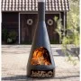 RedFire Kingston Kamin mattschwarzer Stahl 160x60 cm von RedFire, Kamine - Ref: Foro24-433449, Preis: 211,30 €, Rabatt: %